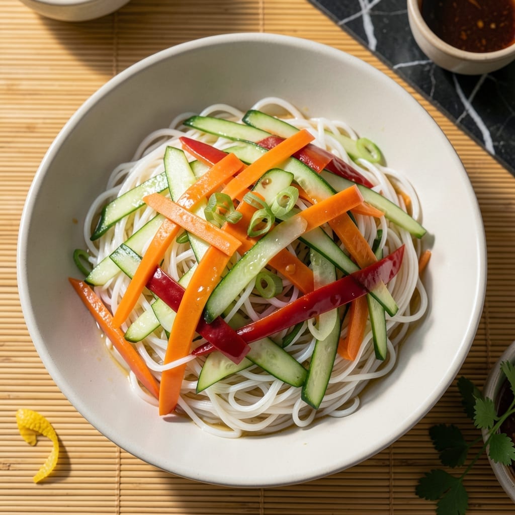 Recipe For Somen Salad: Chilled Noodles With Light Dressing Recipe For Somen Salad: Chilled Noodles With Light Dressing