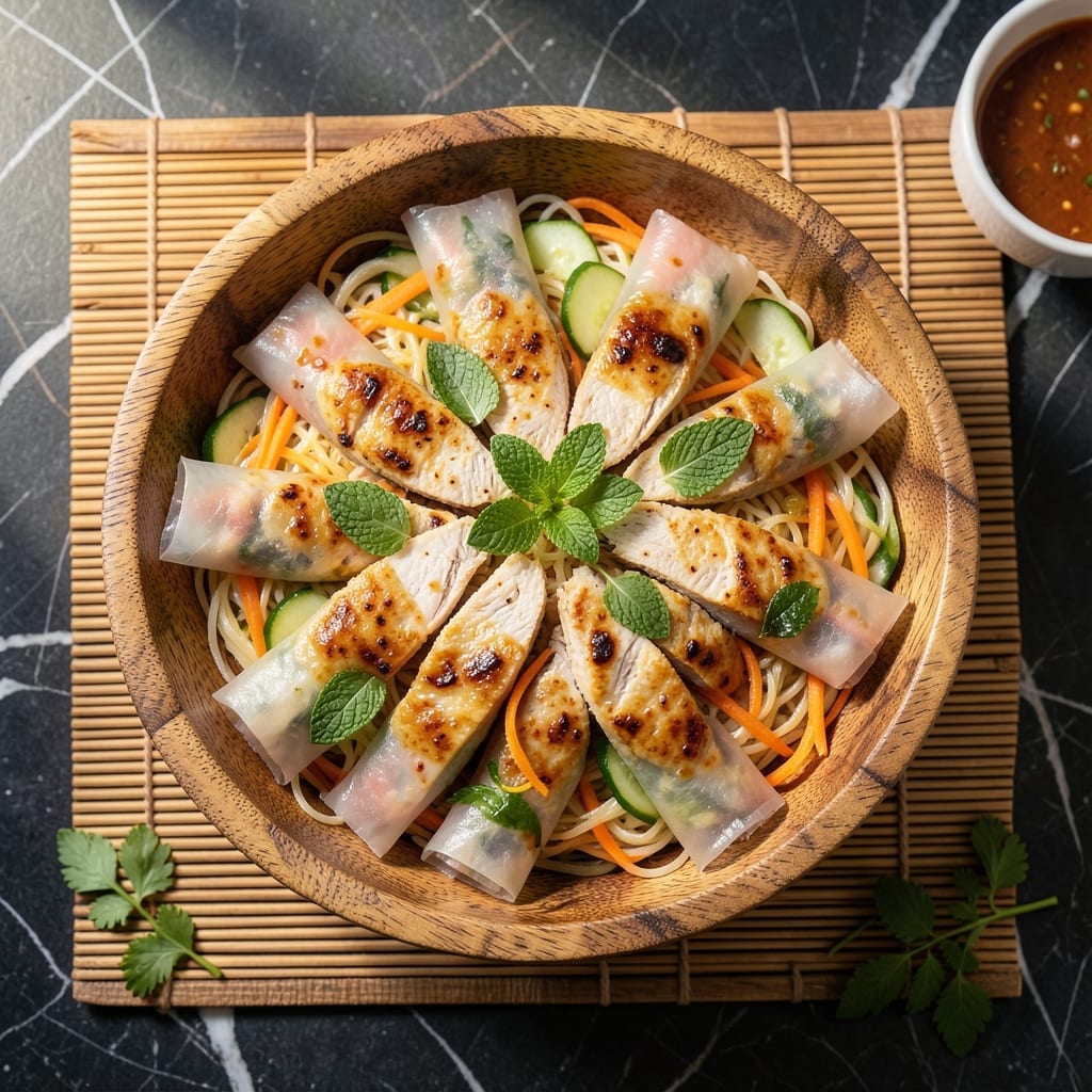 Chicken Spring Roll Recipe Rice Paper: Crispy Vietnamese-Style Rolls