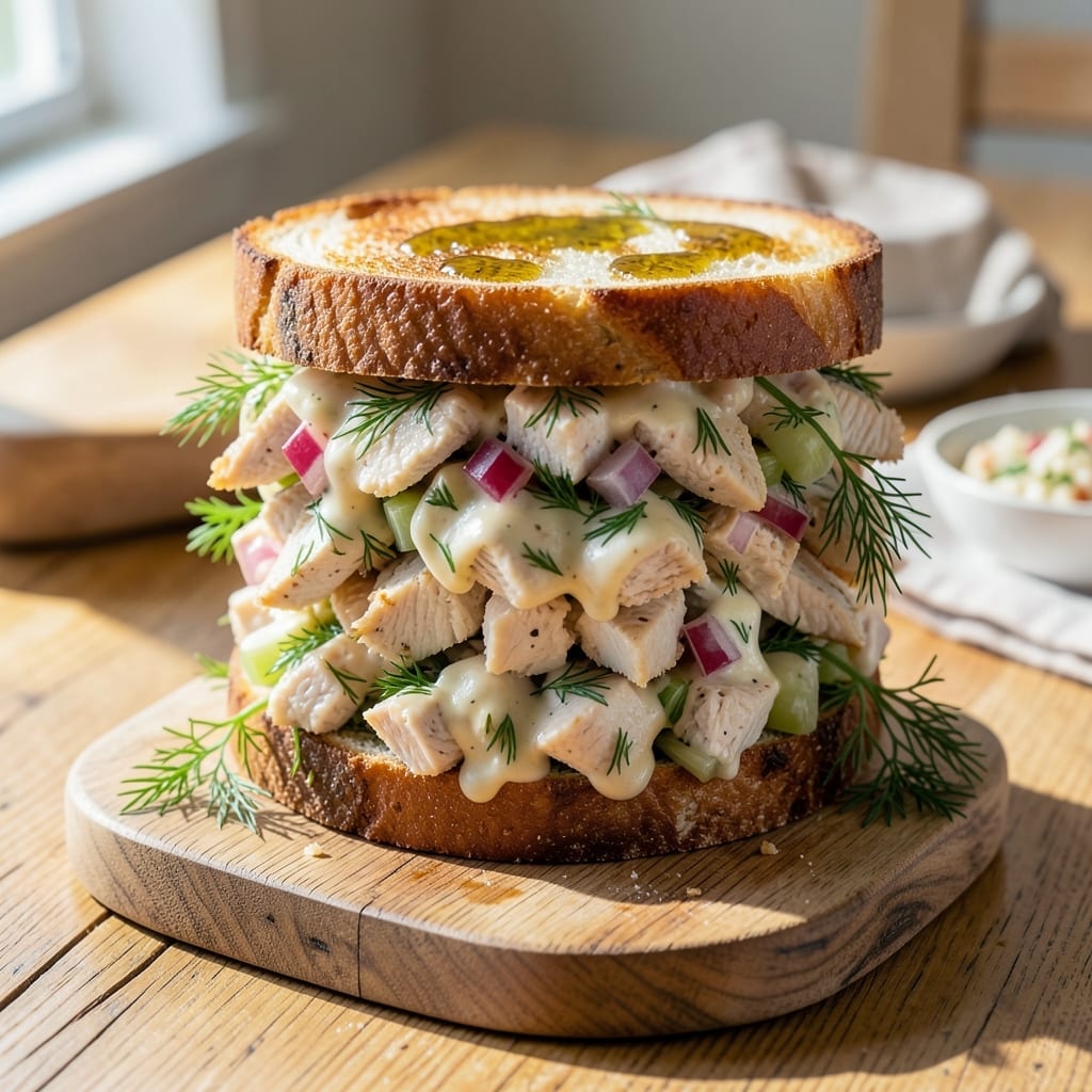 Chicken Salad Sandwich Recipe With Dill