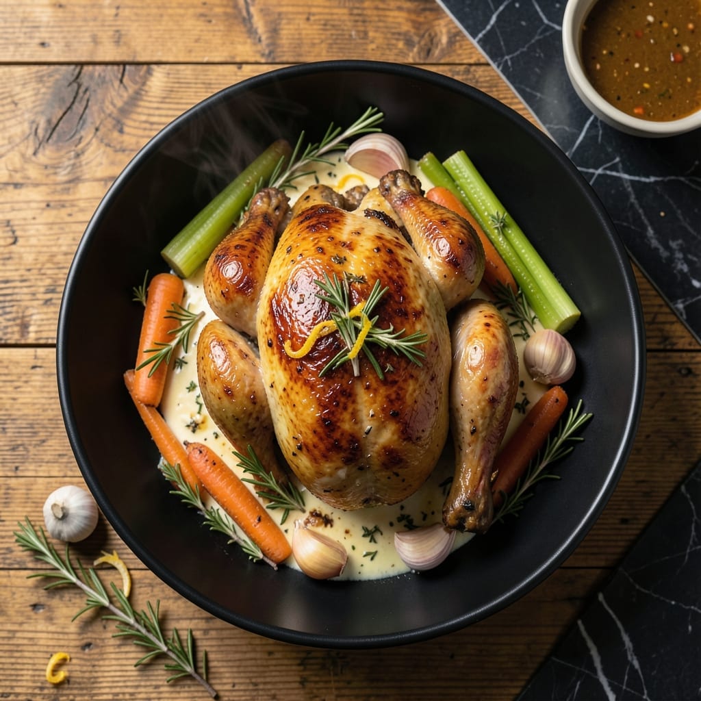 Recipe About Chicken: Herb-Roasted Juiciness With Golden Skin