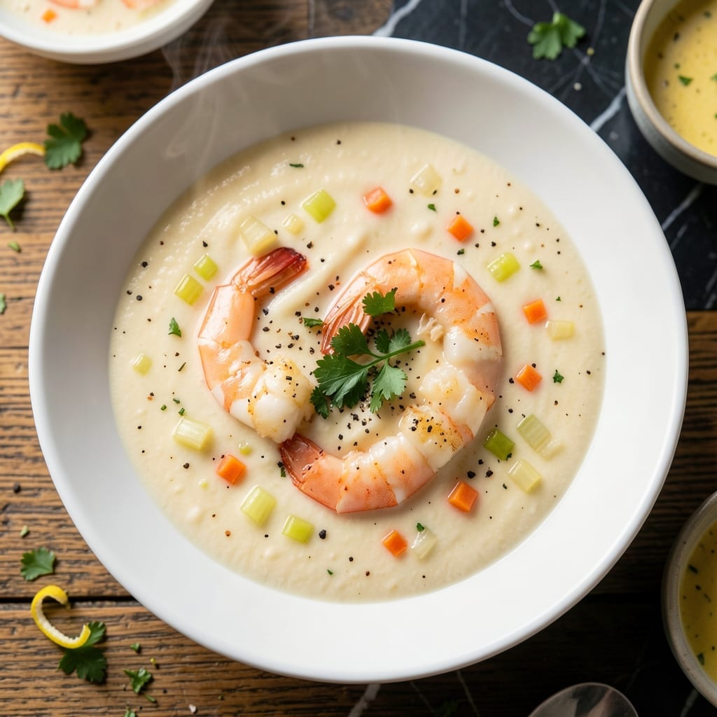 Recipe For Cream Of Shrimp Soup: Velvety Bisque With Ocean Depth