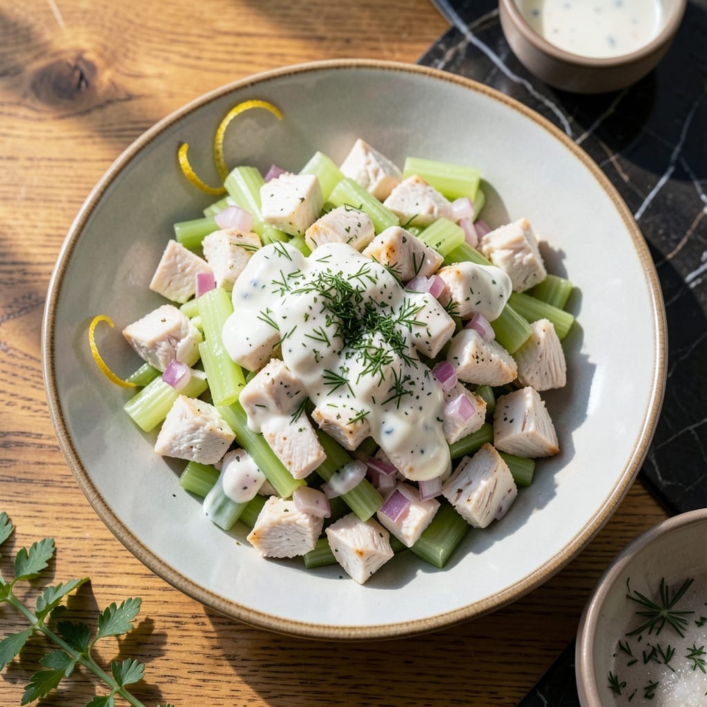 Chicken Salad Recipe With Celery Salt: Bright Herb-Infused Crunch