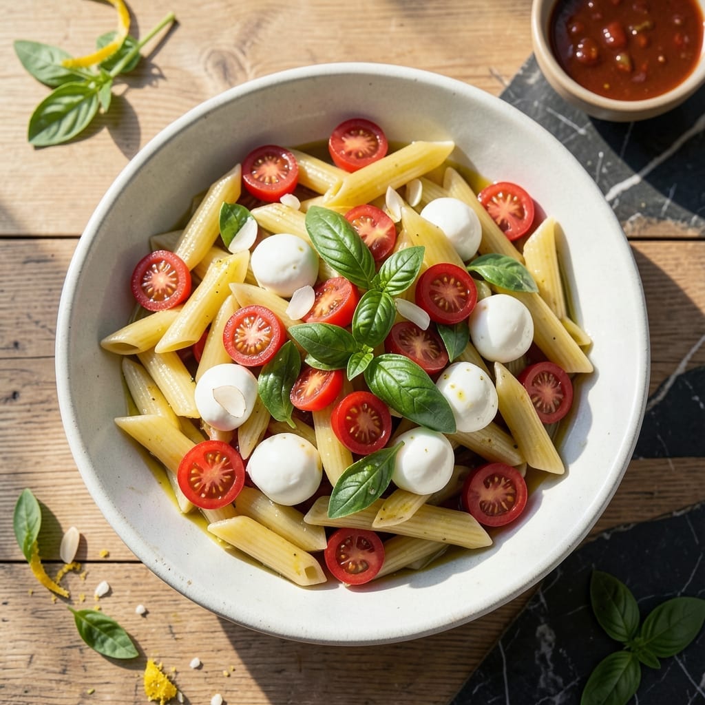 Pasta Salad Recipe With Mozzarella Balls: Bite-Sized Italian Freshness