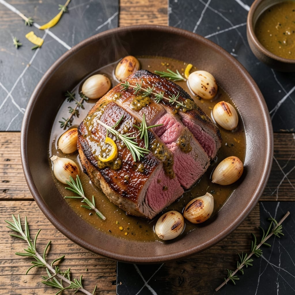 Juicy Roast Beef Recipe Oven: Herb-Crusted with Caramelized Edges