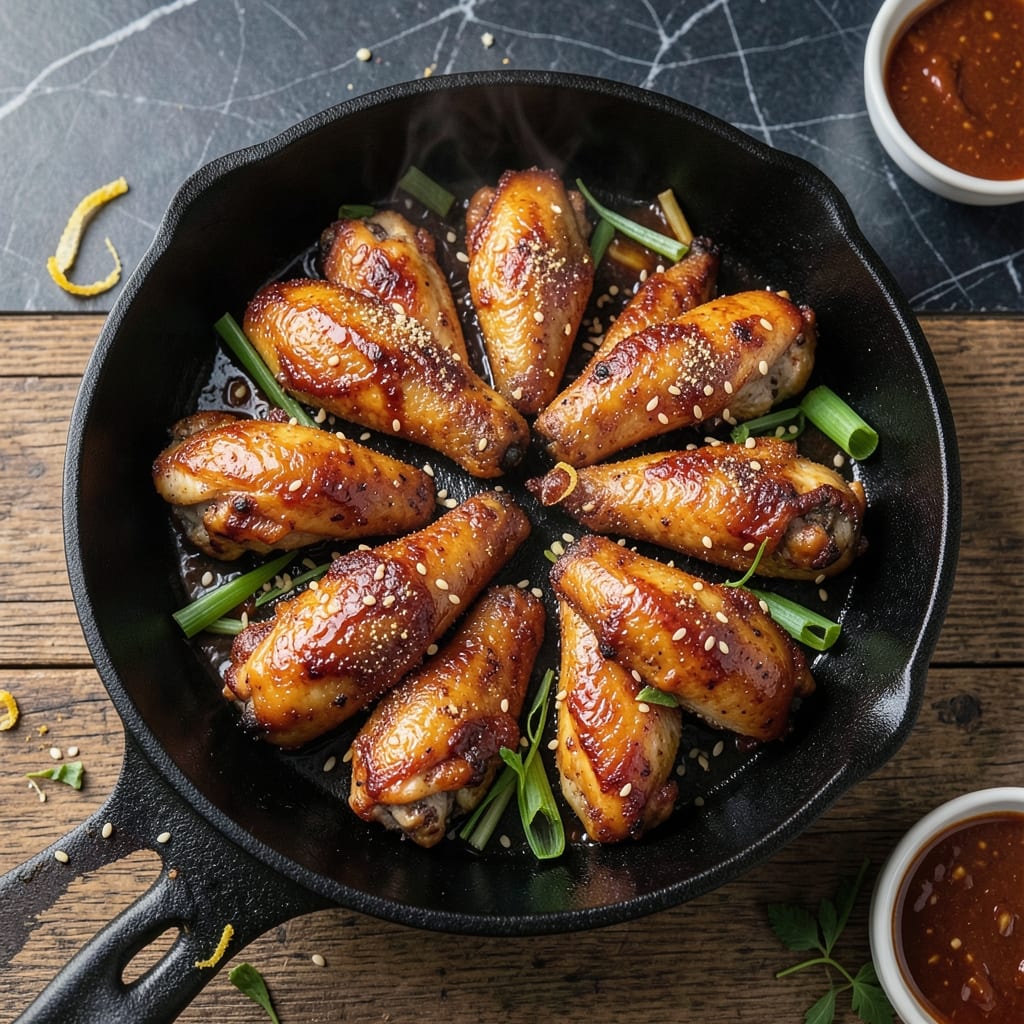Crispy BBQ Chicken Wings Recipe Oven: Double-Coated Sauce Glaze