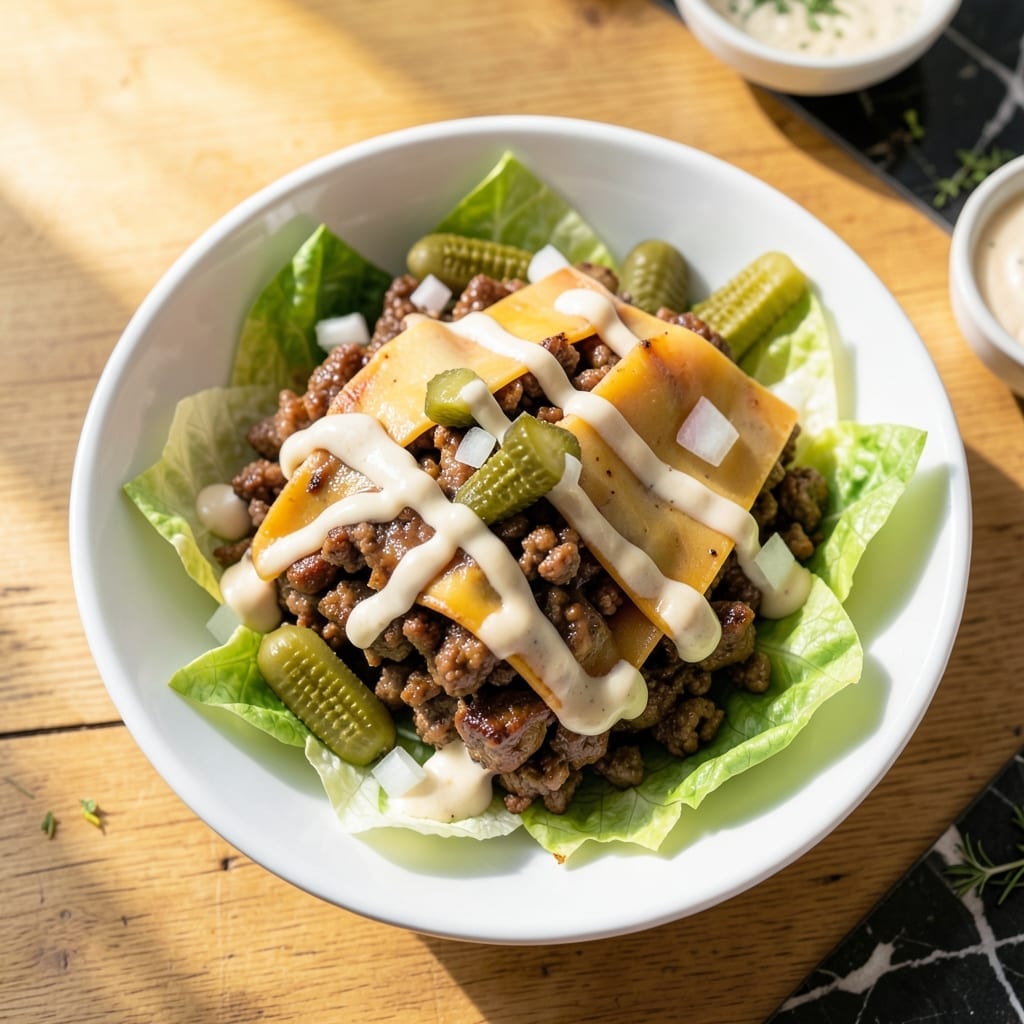 Big Mac Salad Recipe Keto: Low-Carb Copycat With All the Flavors