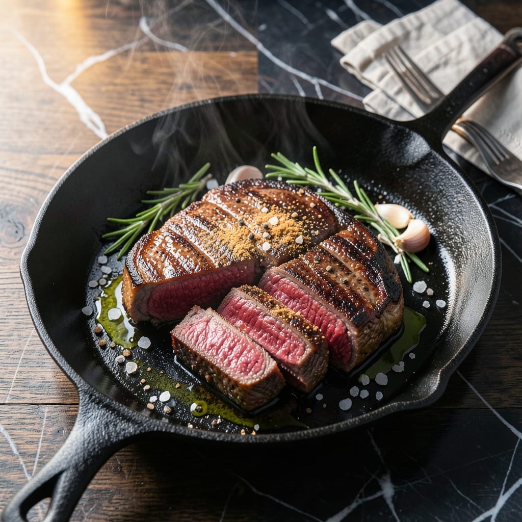 Flat Iron Steak Recipe Cast Iron: Perfectly Seared with Bold Beef Flavor