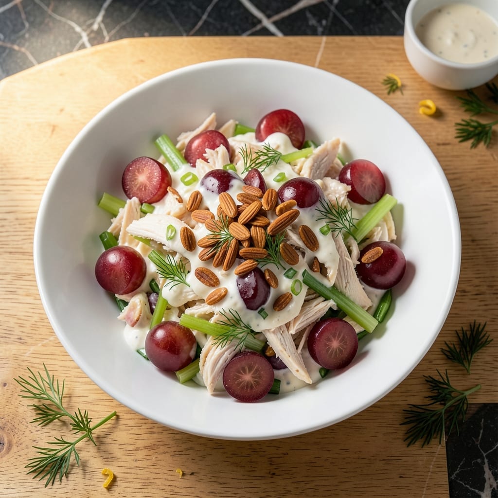 Chicken Salad Recipe No Mayo With Grapes: Light and Bright Picnic Pleaser