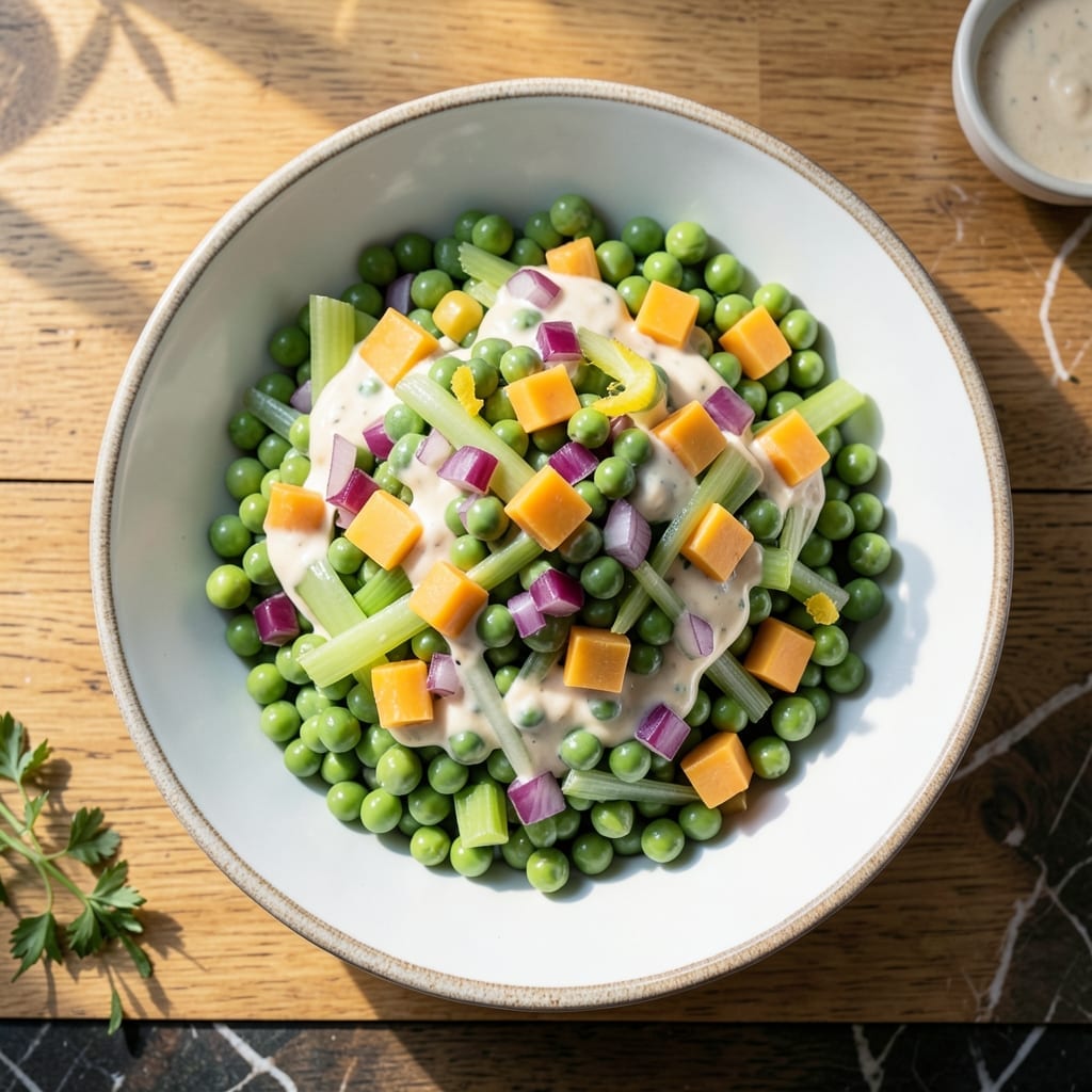 Best Pea Salad Recipe Ever: Bright Garden Freshness with Crunchy Veggies