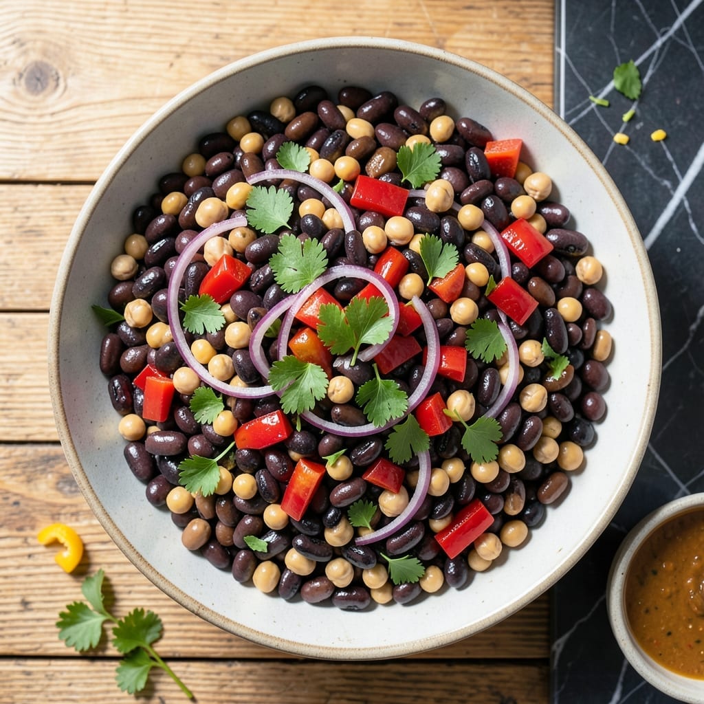 Dense Bean Salad Recipe Violet: Hearty Protein-Packed Picnic Side