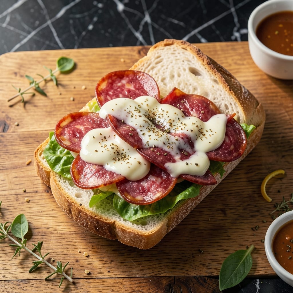Recipe Italian Sub: Loaded With Meats and Melty Cheese