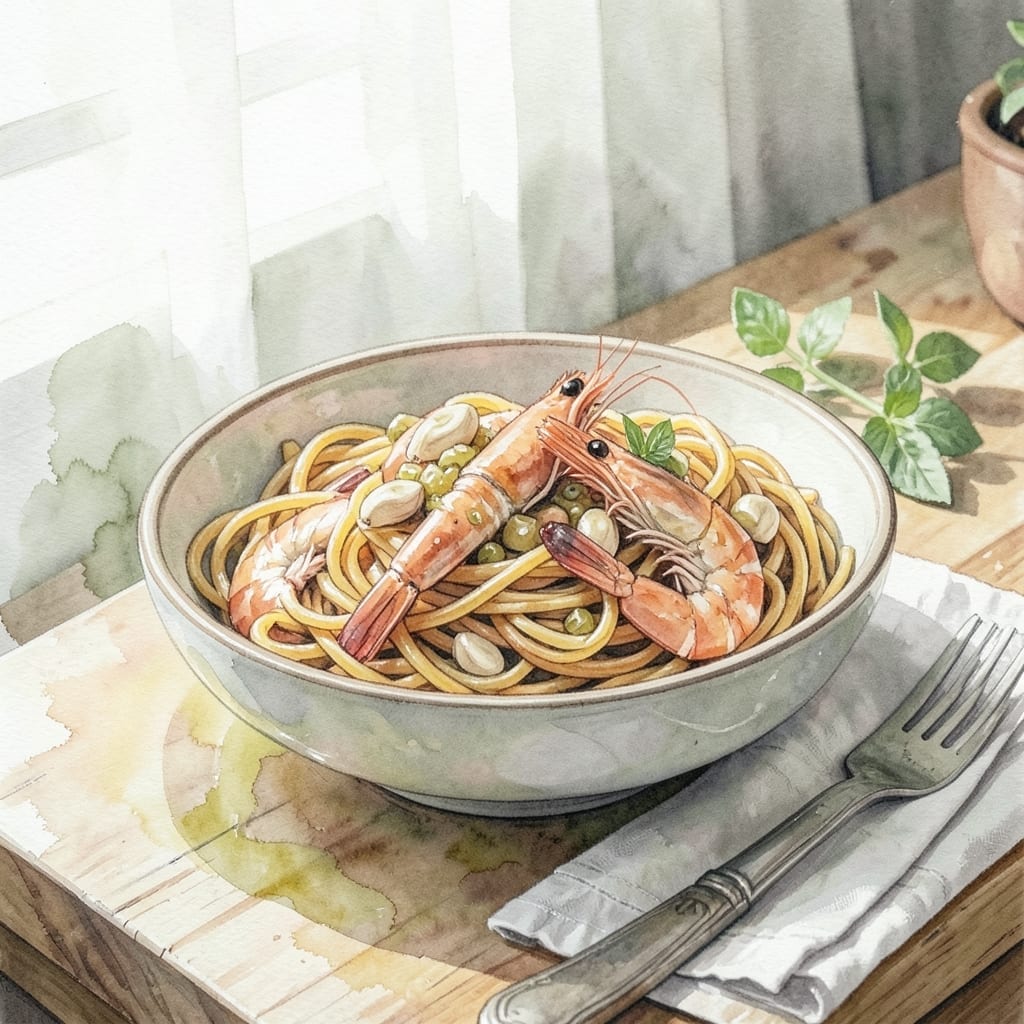 Best Prawn Pasta Recipe Without Cream: Garlicky White Wine Sauce With a Kick
