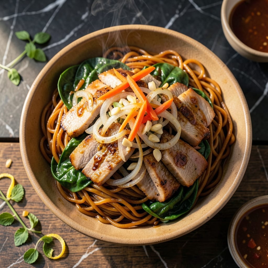 Japchae Recipe Pork: Sweet Potato Noodles With Savory Meat Japchae Recipe Pork: Sweet Potato Noodles With Savory Meat