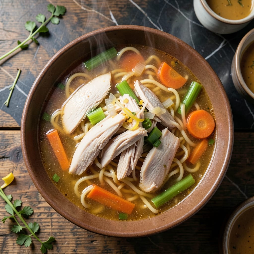 Chicken Noodle Soup Recipe With Egg Noodles: Classic Comfort in a Steaming Bowl Chicken Noodle Soup Recipe With Egg Noodles: Classic Comfort in a Steaming Bowl