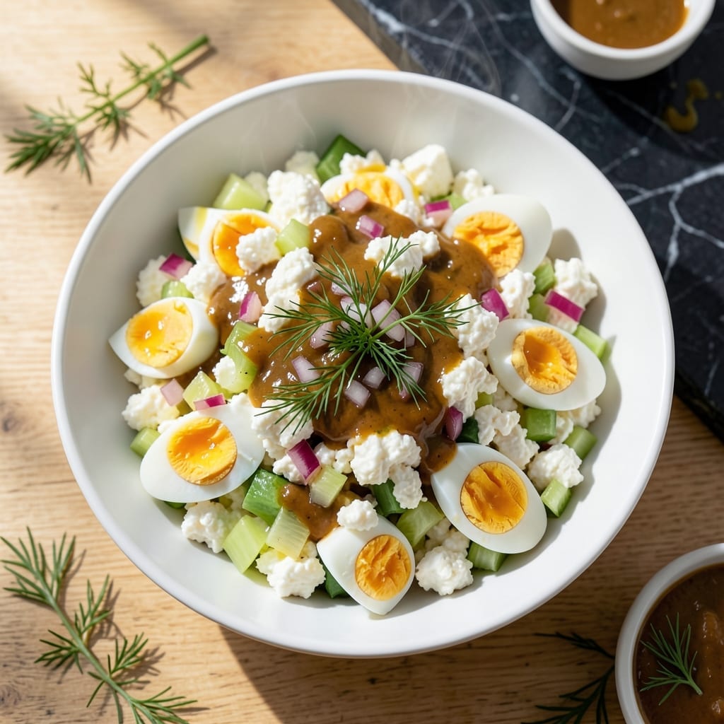 Healthy Egg Salad Recipe With Cottage Cheese: High-Protein Creamy Spread Healthy Egg Salad Recipe With Cottage Cheese: High-Protein Creamy Spread