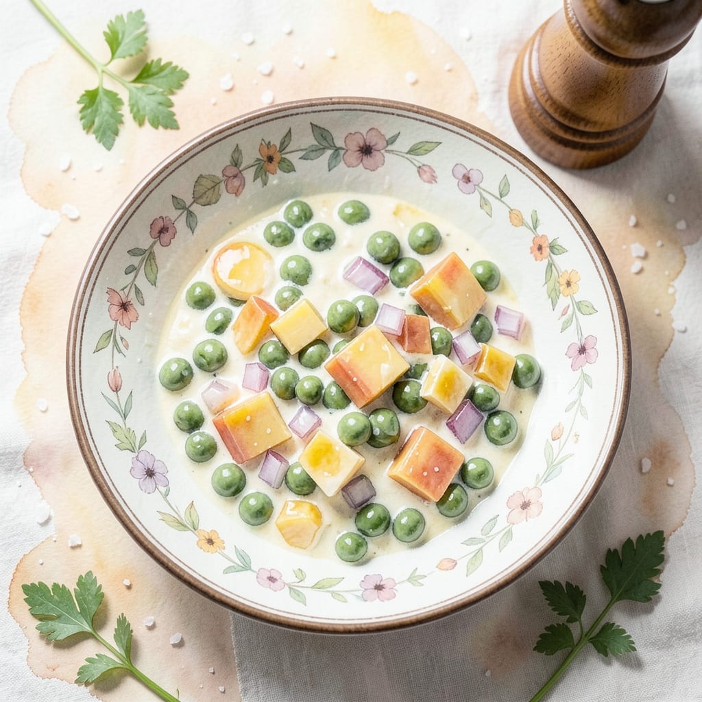 Southern Pea Salad Recipe With Egg and Mayonnaise: Classic Creamy Garden Medley