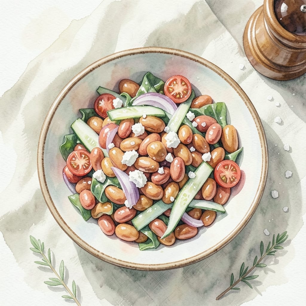 Red Beans Salad Recipe Food Fusion: Vibrant Spice Blend Meets Fresh Greens