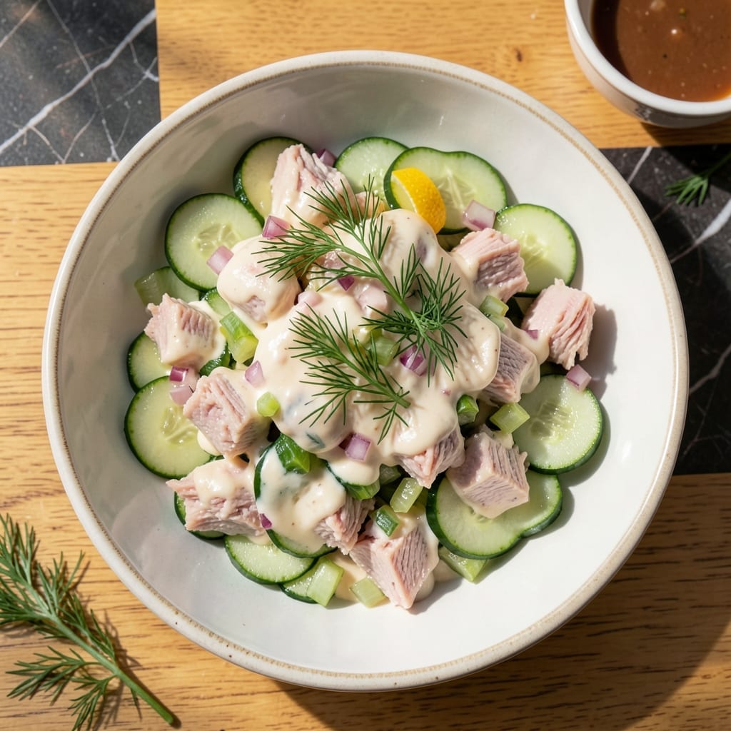 Cucumber Tuna Salad Recipe With Mayonnaise: Fresh Crunch Meets Ocean Bite