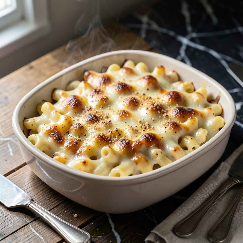 Mac and Cheese Recipe With Eggs and Milk: Baked Custard-Style Comfort