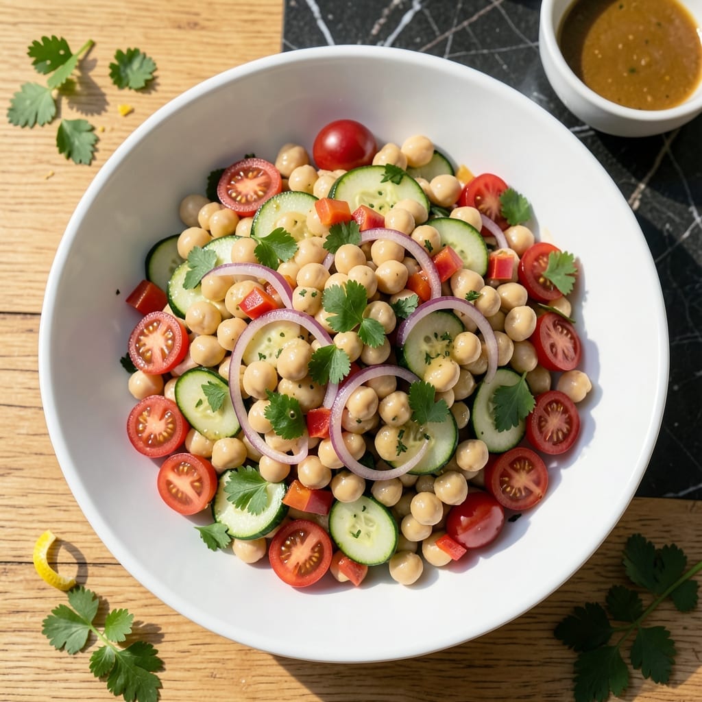 Chickpea Salad Recipe for Weight Loss: High-Protein Plant-Based Freshness