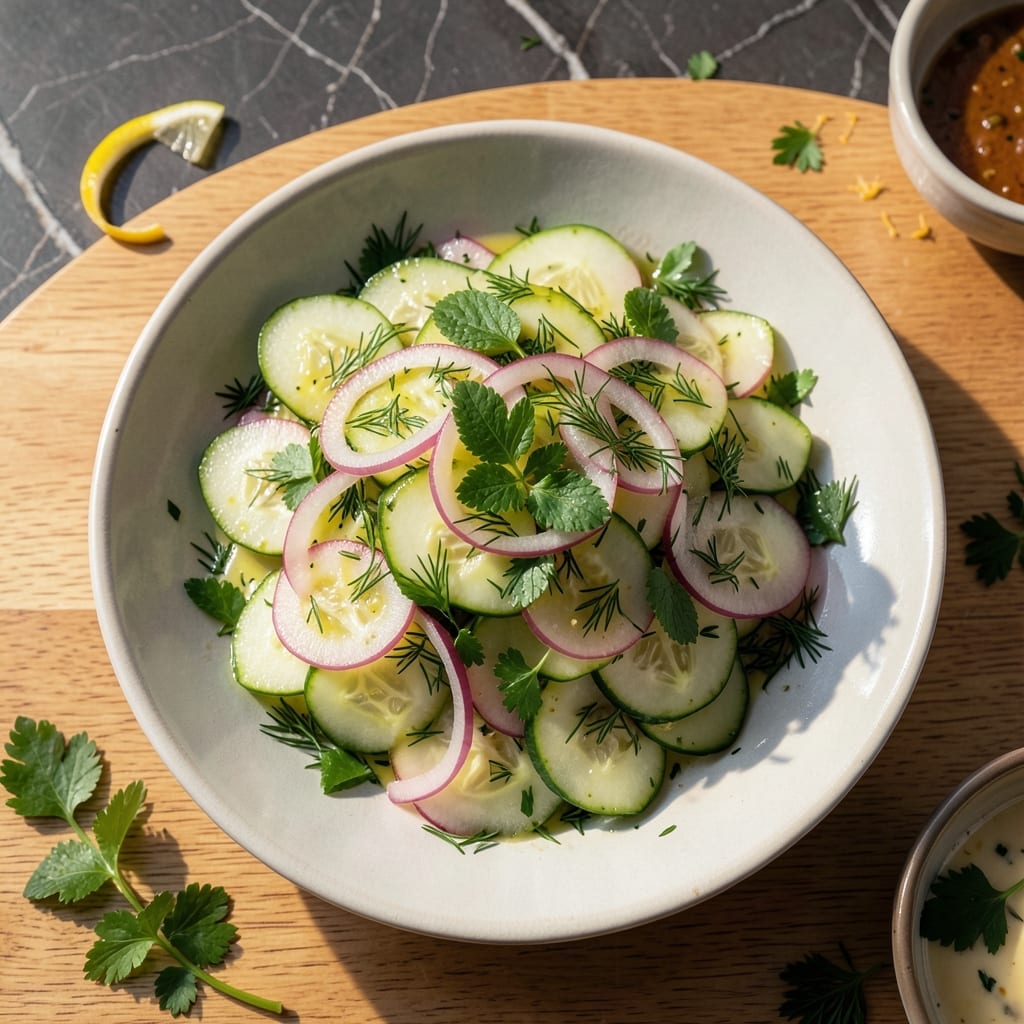 Healthy Cucumber Salad Recipe for Weight Loss: Refreshing Crunch With Lemon-Herb Dressing