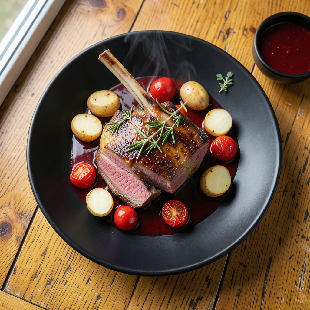 Lamb Rack Recipe Red Wine: Elegant Herb-Crusted Rack with Rich Reduction
