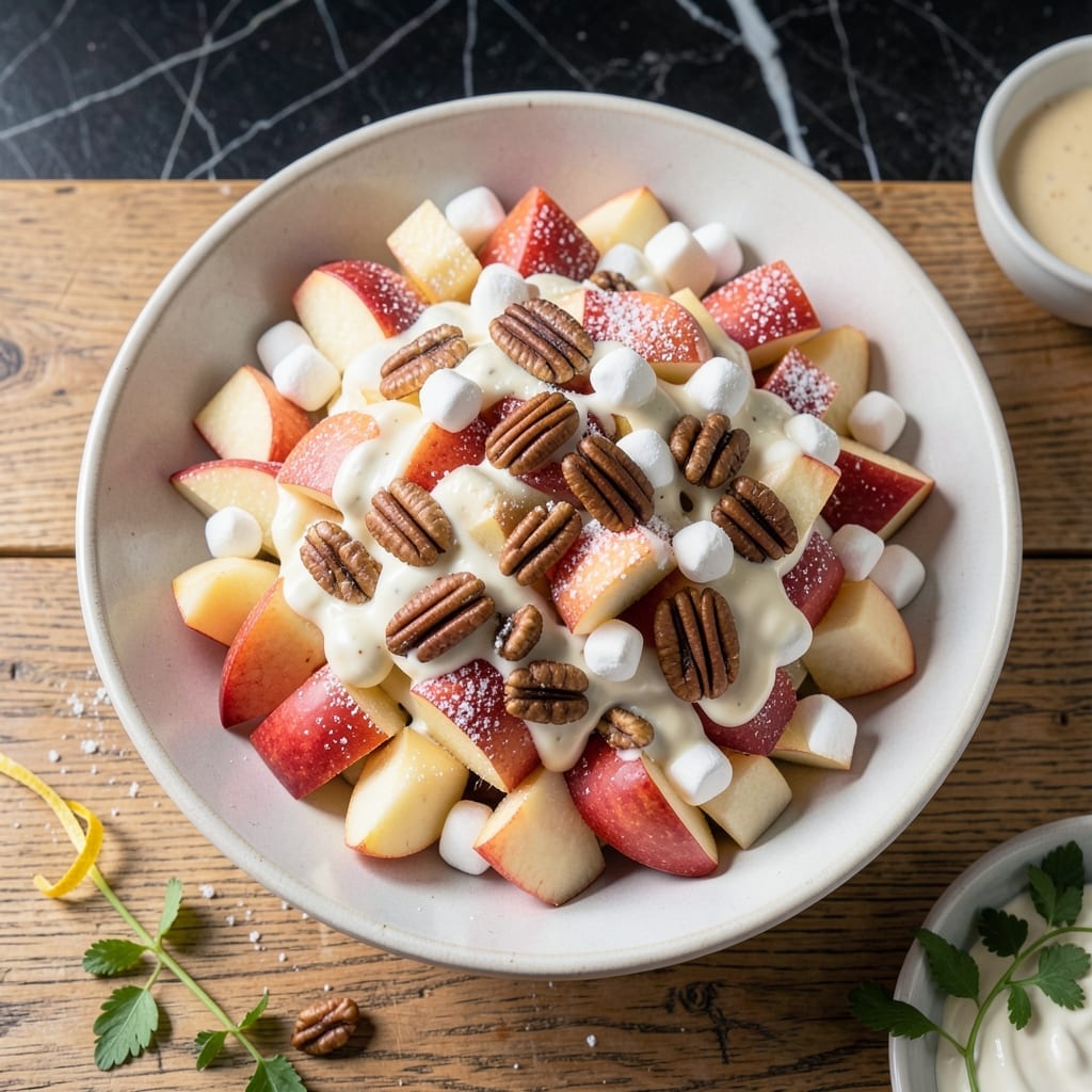 Apple Salad Recipe With Marshmallows: Sweet Crunch for Classic Picnics Apple Salad Recipe With Marshmallows: Sweet Crunch for Classic Picnics