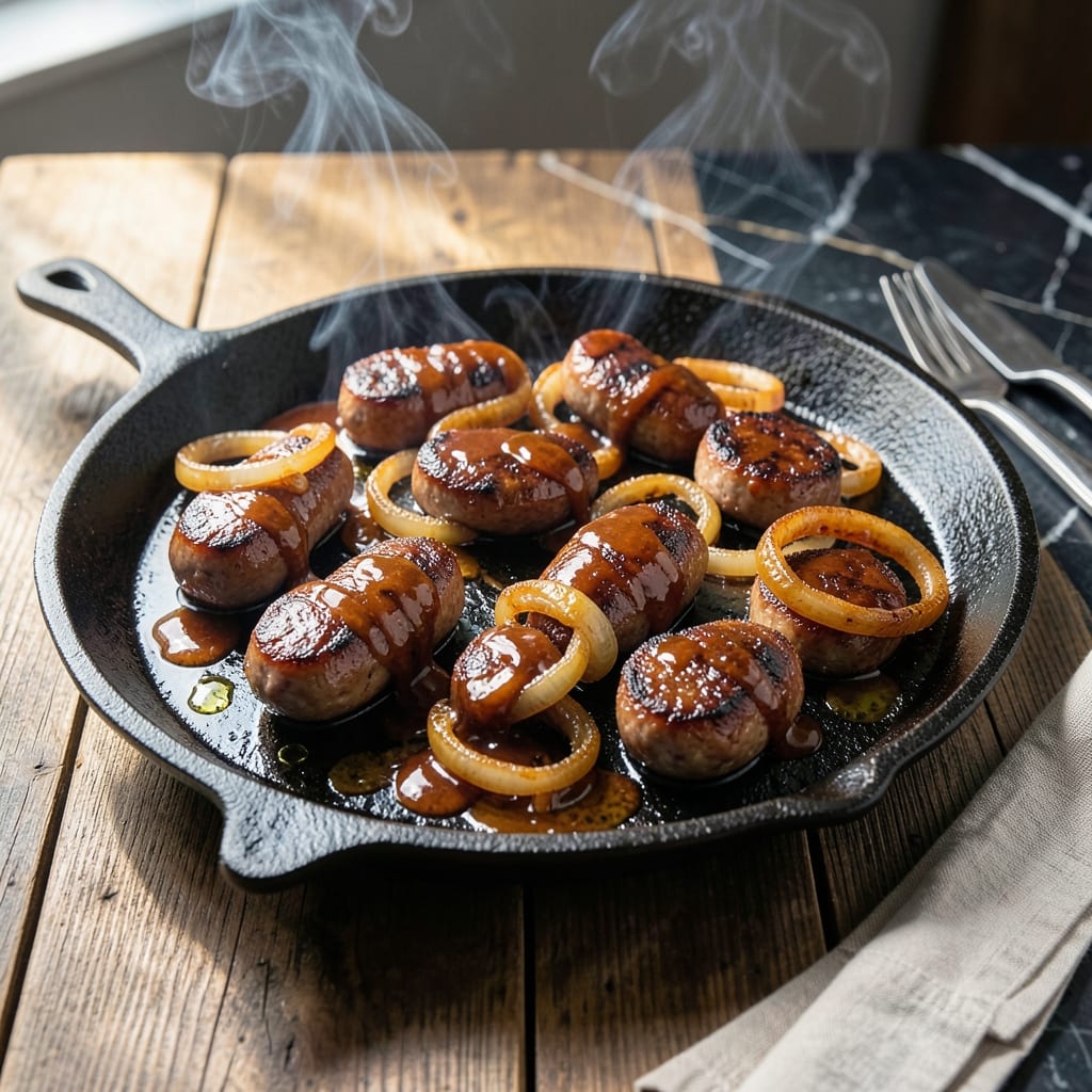 BBQ Kielbasa Recipe Grill: Smoky Char With Caramelized Onions