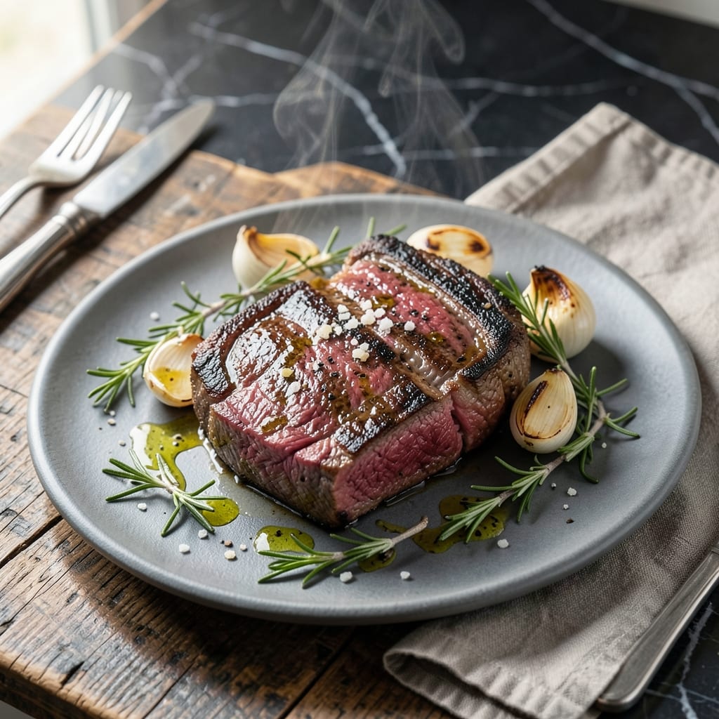 New York Strip Steak Recipe Oven: Cast Iron Crust Without the Grill New York Strip Steak Recipe Oven: Cast Iron Crust Without the Grill