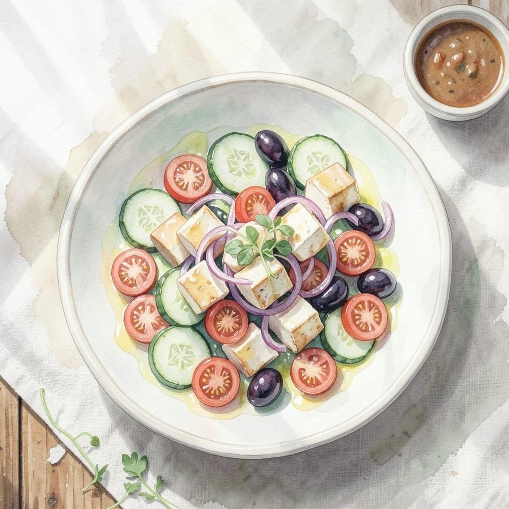 Greek Salad Recipe Vegan: Fresh Mediterranean Crunch in Minutes