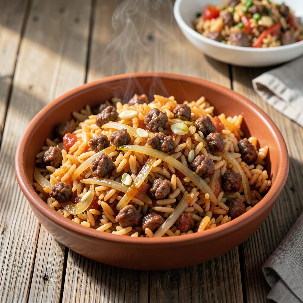 Spanish Rice Recipe With Hamburger: Savory One-Pan Weeknight Meal