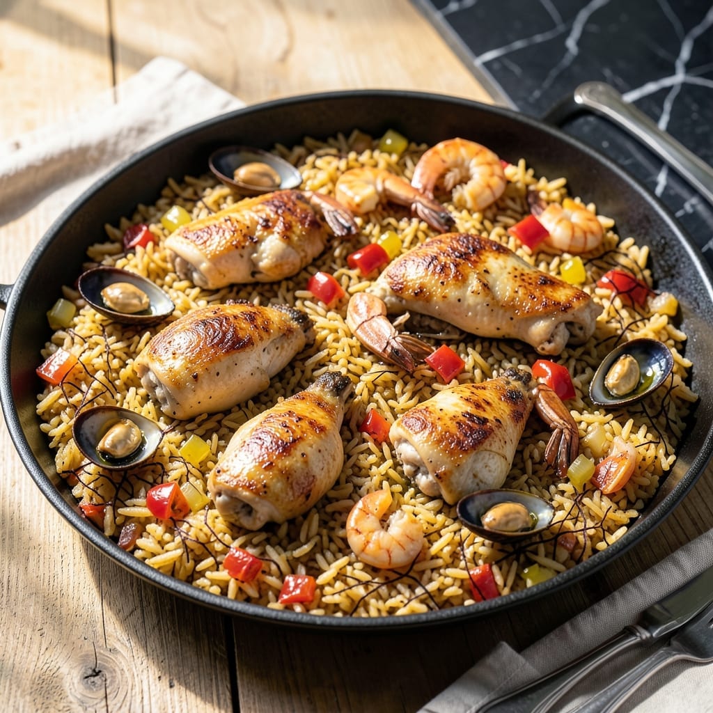 Sofrito Recipe Paella: Authentic Spanish Rice With Saffron Infusion