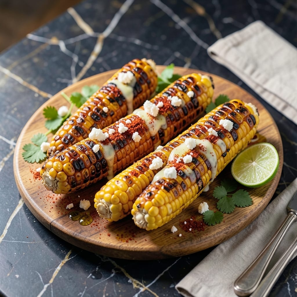 Elote Recipe Without Mayo: Charred Corn With Cotija and Lime Elote Recipe Without Mayo: Charred Corn With Cotija and Lime