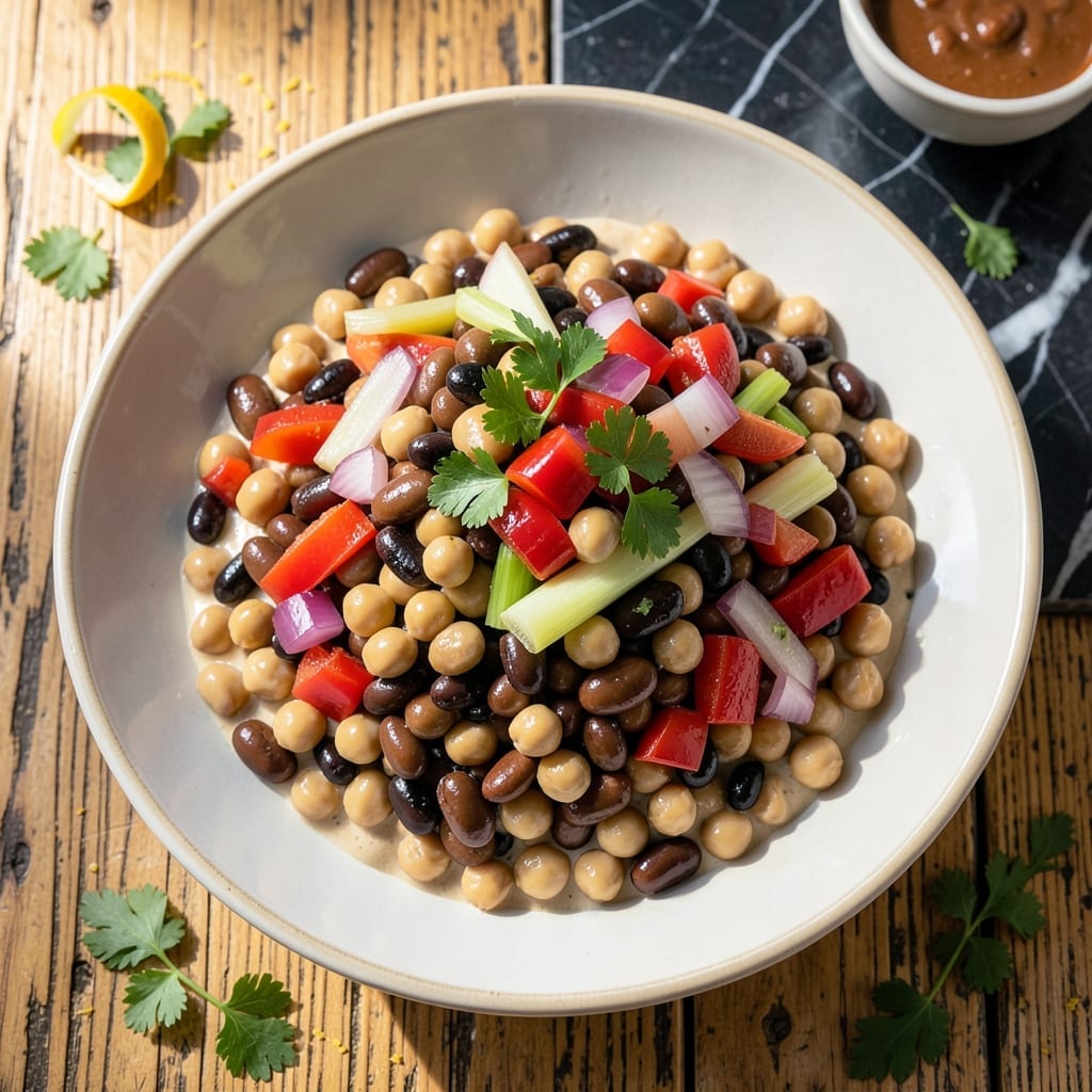 Dense Bean Salad Recipe Vegetarian: Protein-Rich Picnic Staple