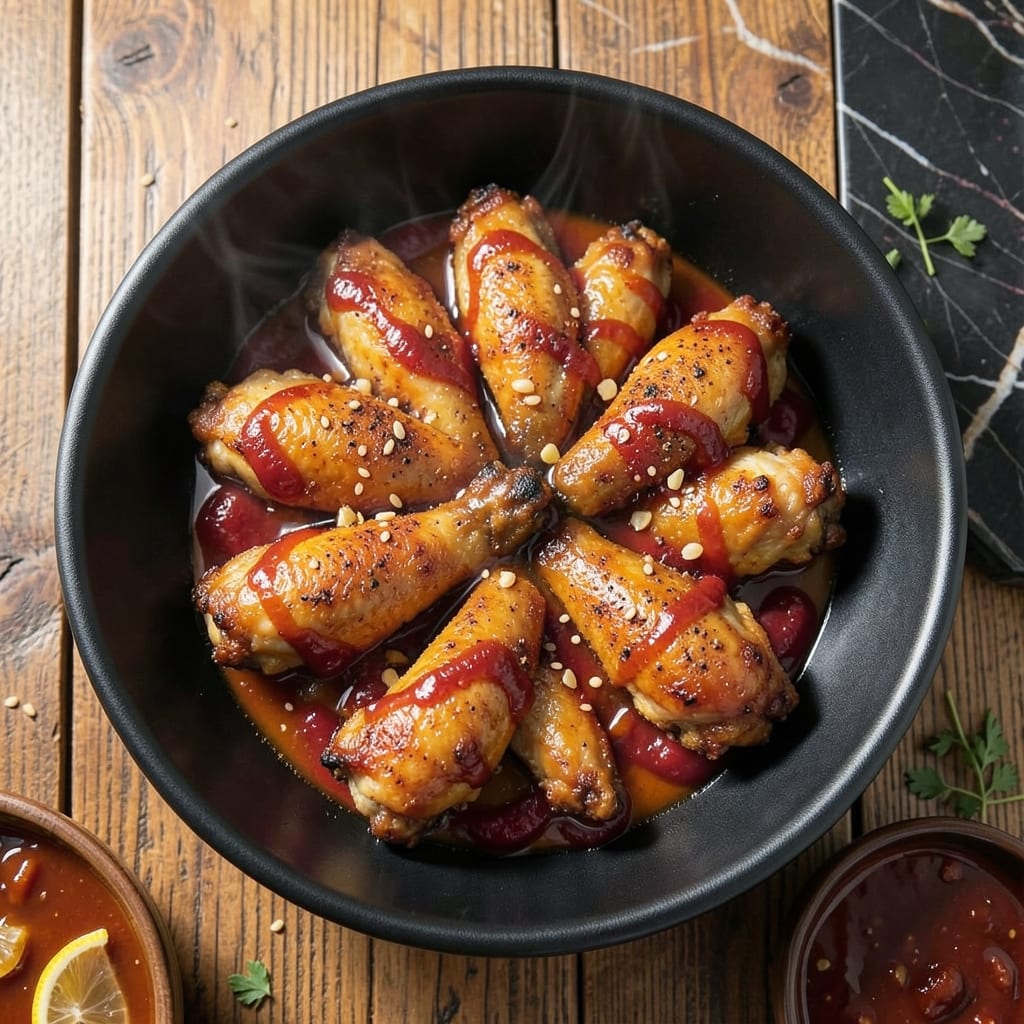 Recipe Chicken in Crock Pot Chicken Wings: Slow-Cooked Saucy and Tender Bites