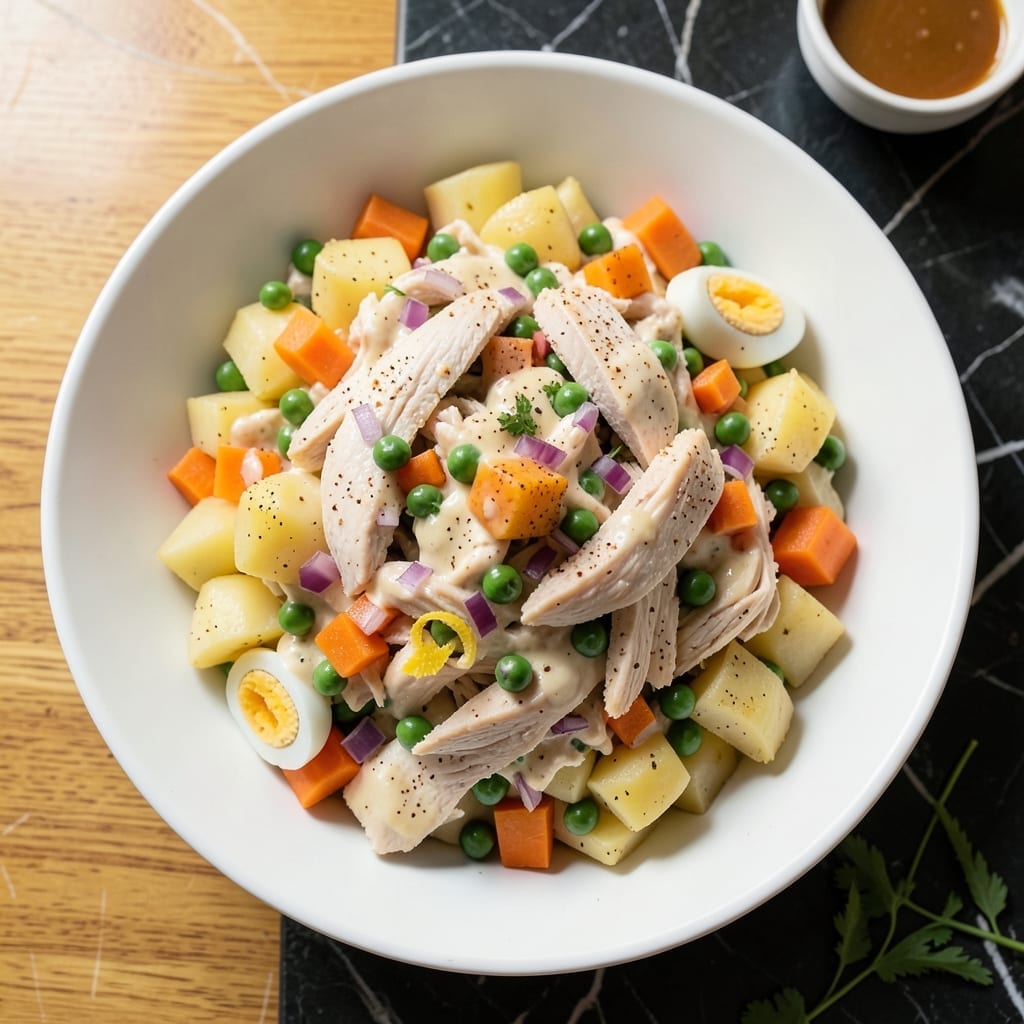 Chicken Potato Salad Recipe Philippines: Tangy Mayo-Free Twist with Boiled Eggs