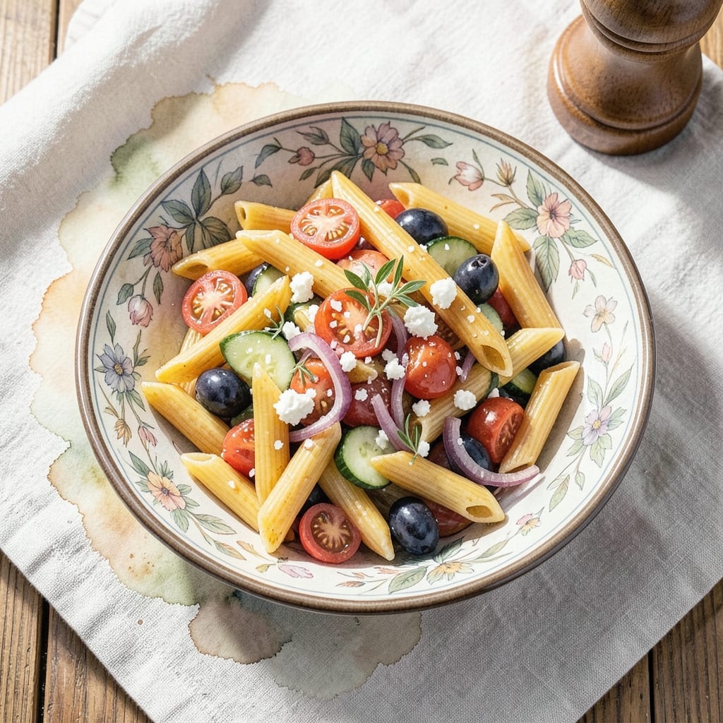 Pasta Salad Recipe Vegetarian Cold: Mediterranean-Inspired Freshness