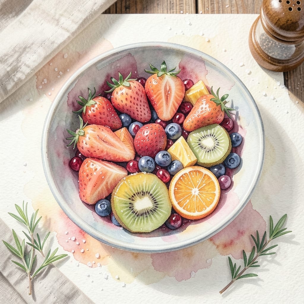 Fruit Salad Recipe With Pomegranate Seeds: Rainbow Freshness in Every Bite