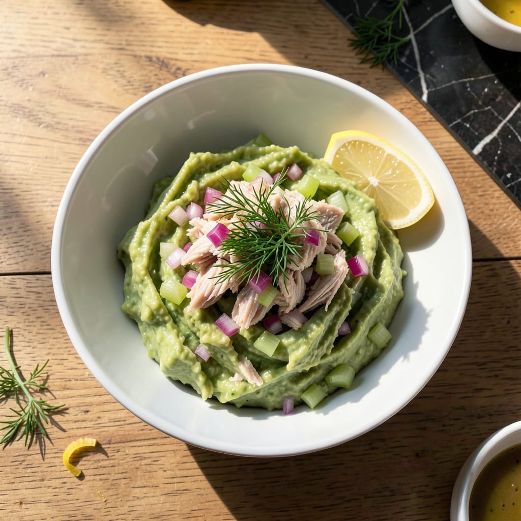 Tuna Salad Recipe No Mayonnaise: Avocado-Bound Creaminess