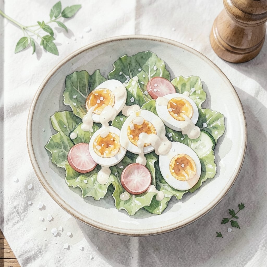 Lettuce Salad Recipe With Mayonnaise: Crisp Greens With Silky Creaminess