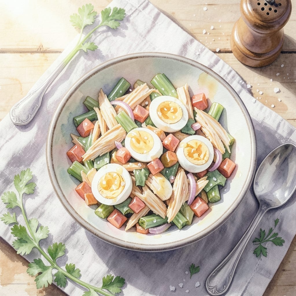 Chicken Salad Recipe With Eggs And Sweet Pickles: Creamy Nostalgia With Tangy Crunch
