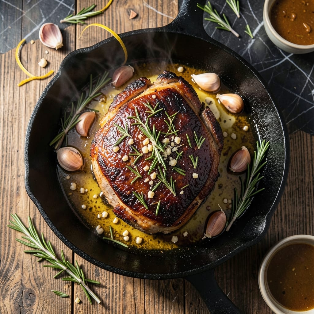 New York Roast Recipe Oven: Garlic-Rosemary Infused Crust