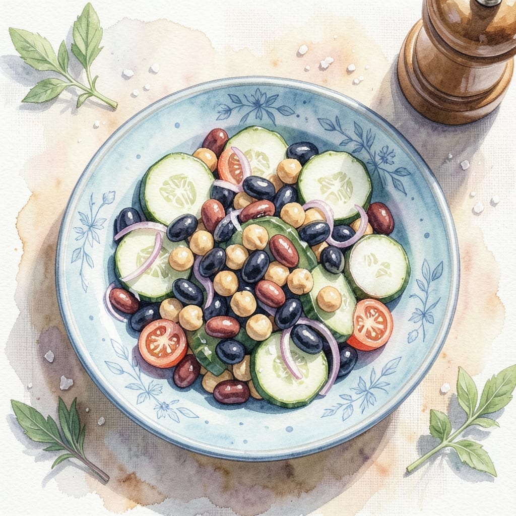 Bean Salad Recipe for Weight Loss: High-Protein Light and Fresh Mix Bean Salad Recipe for Weight Loss: High-Protein Light and Fresh Mix