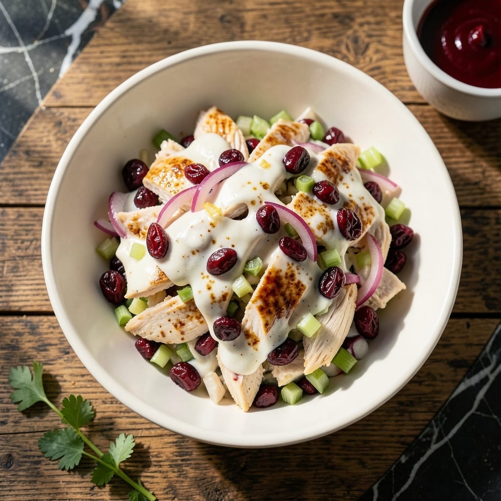 Canned Chicken Salad Recipe With Cranberries: Sweet-Tart Twist for Picnics