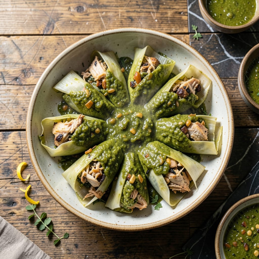Green Chicken Tamales Recipe Authentic: Traditional Masa With Spiced Shredded Chicken