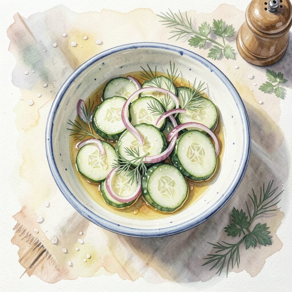 Cucumber Salad Recipe Trending: Crisp Garden Freshness With Tangy Zing