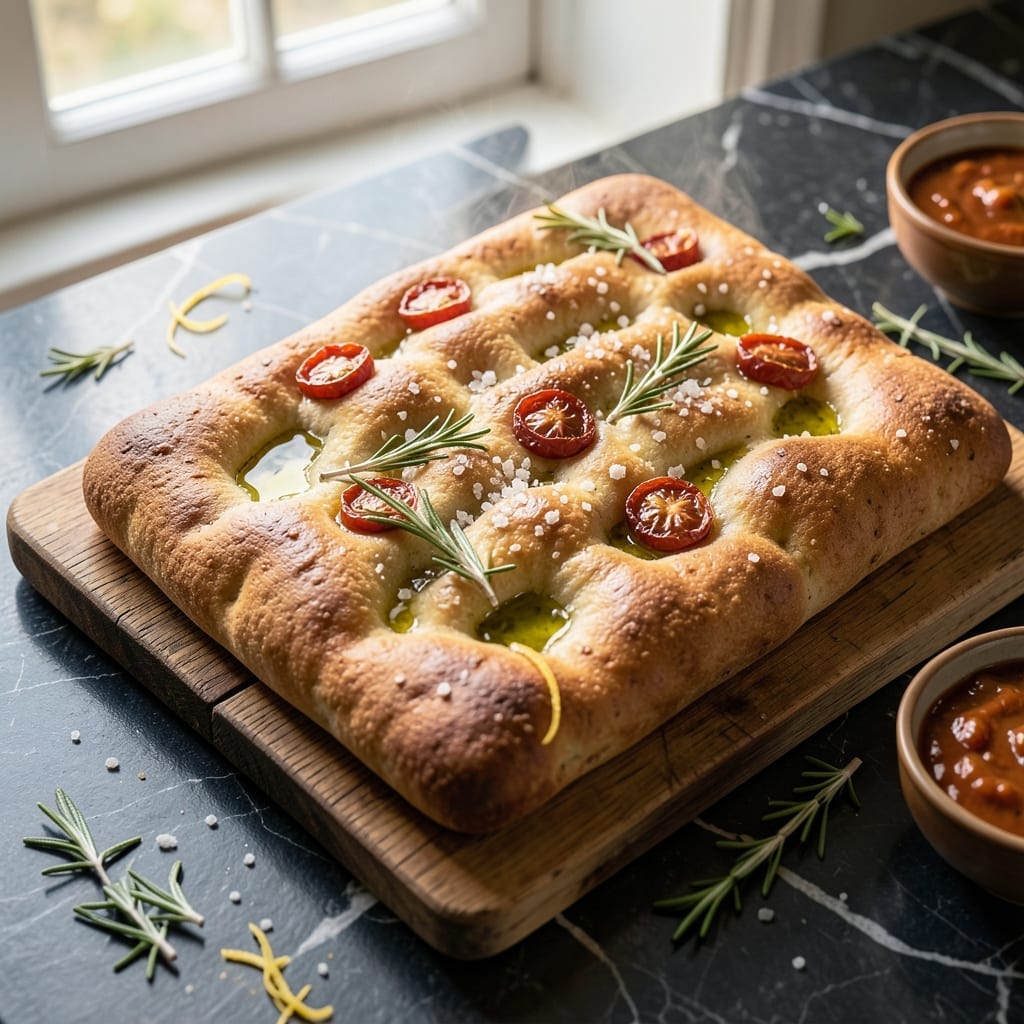 Focaccia Recipe Food Processor: Fluffy and Herb-Infused in Minutes