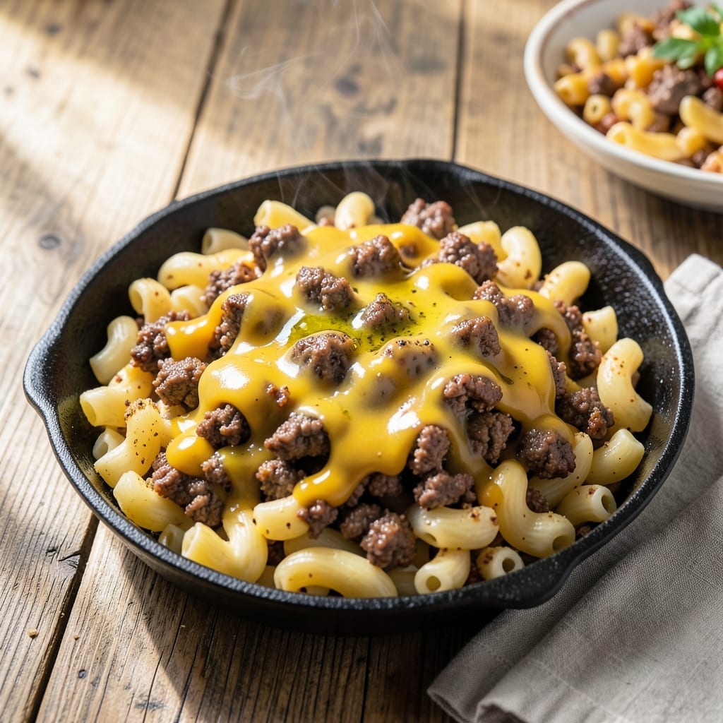 Mac And Cheese Recipe With Hamburger Meat: Hearty One-Pot Beefy Comfort Mac And Cheese Recipe With Hamburger Meat: Hearty One-Pot Beefy Comfort