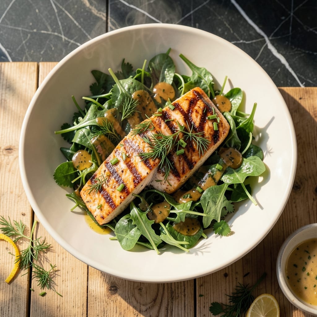 Grilled Salmon Salad Recipe Barefoot Contessa: Ina's Herb-Infused Garden Elegance