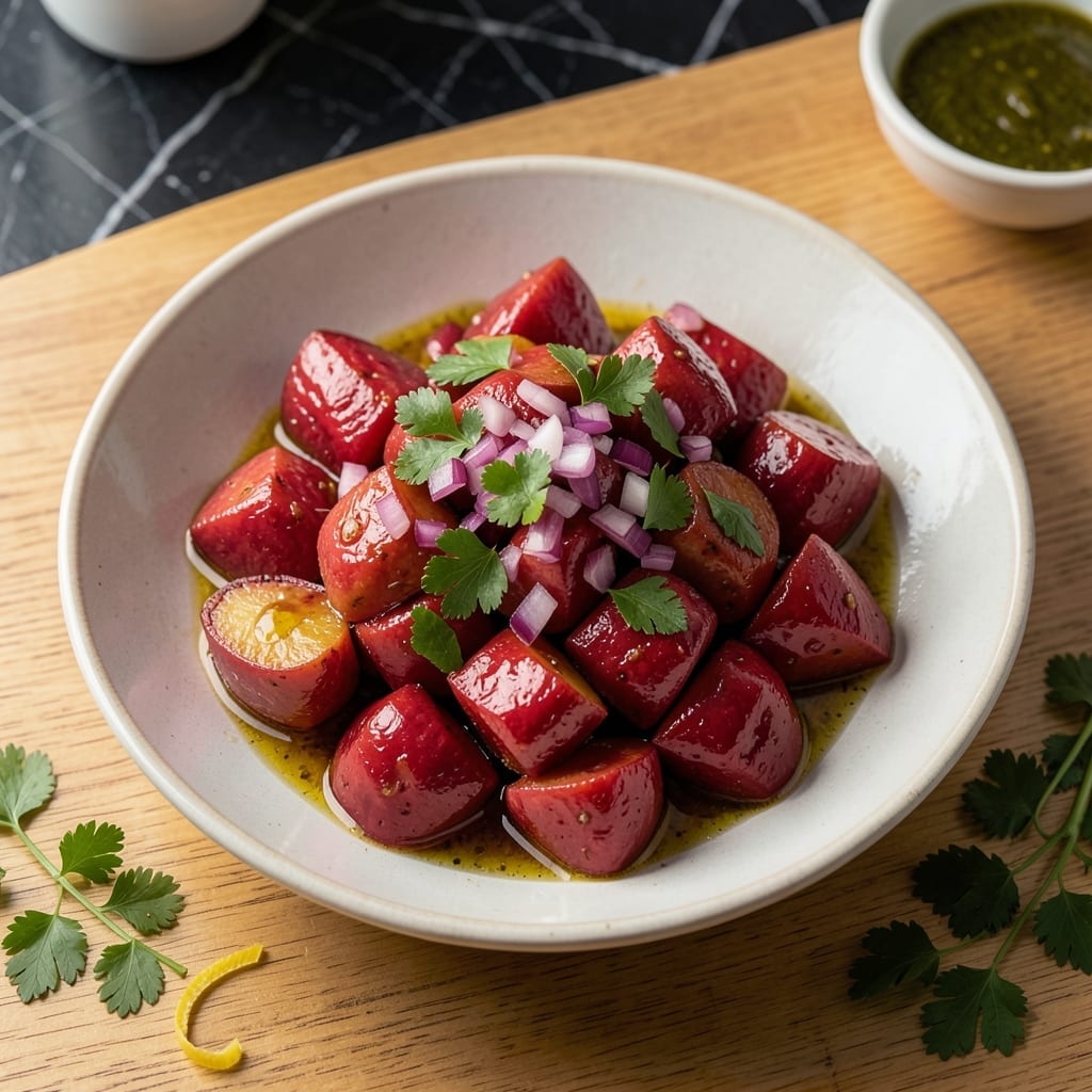 Red Potato Salad Recipe Without Mayonnaise: Zesty Lemon-Herb Dressing Red Potato Salad Recipe Without Mayonnaise: Zesty Lemon-Herb Dressing